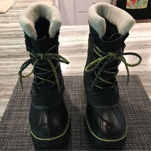 Womens LLBean Snow Boots Navy